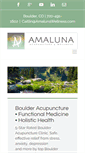 Mobile Screenshot of amalunawellness.com